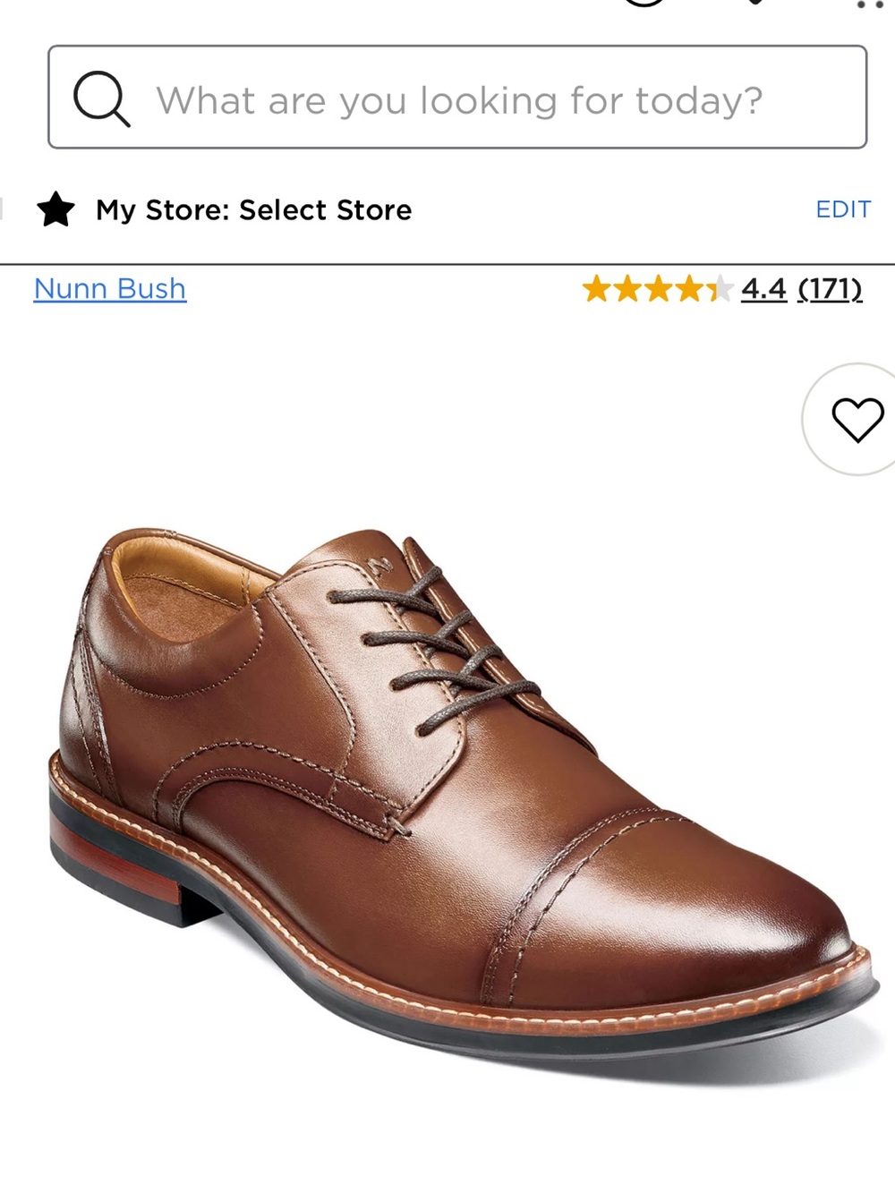 Nunn Bush // Westfield Men's Leather Cap Toe Oxford Dress Shoes